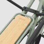 Vélo cargo électrique longtail chargement arrière R500E vert clair – Image 12
