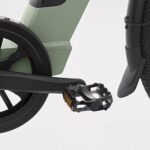 Vélo cargo électrique longtail chargement arrière R500E vert clair – Image 18