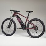 vélo VTT électrique semi-rigide 27,5" - E-ST 500 prune – Image 3