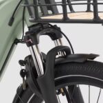 Vélo cargo électrique longtail chargement arrière R500E vert clair – Image 22