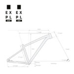 VÉLO VTT RANDONNÉE EXPL 500 NOIR 29" – Image 8